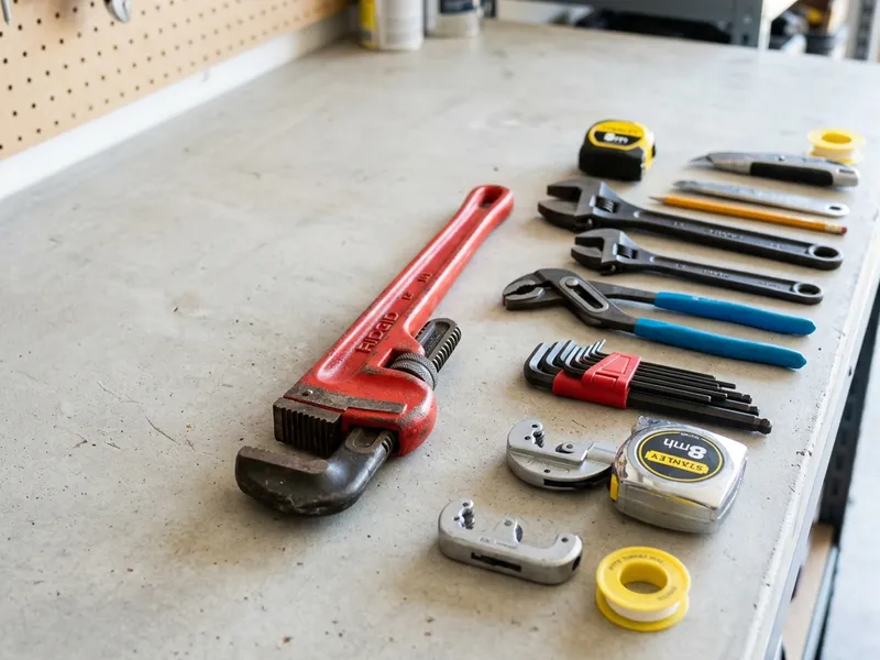 Professional plumbers in Narcissa, OK equipped with top-tier tools for residential and commercial plumbing services.